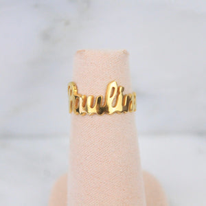 Anillo Nombre Personalizado