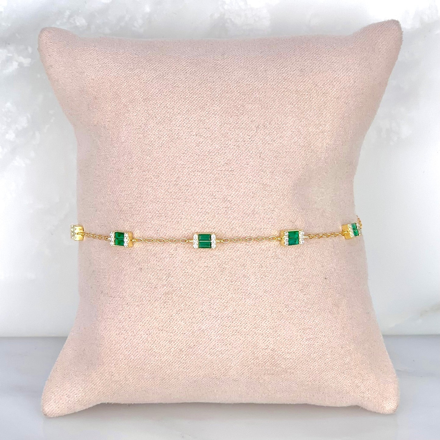 Pulsera Rectangulos Verdes