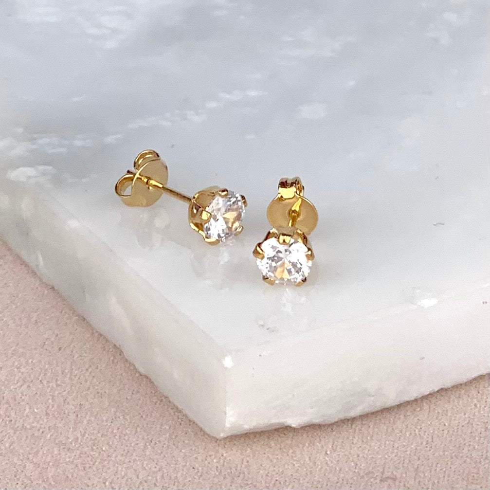 Studs Zirconia Chica