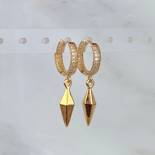 Arracadas Diamante Chico