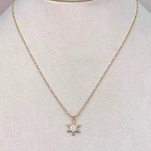 Collar Copo de Nieve Zirconias