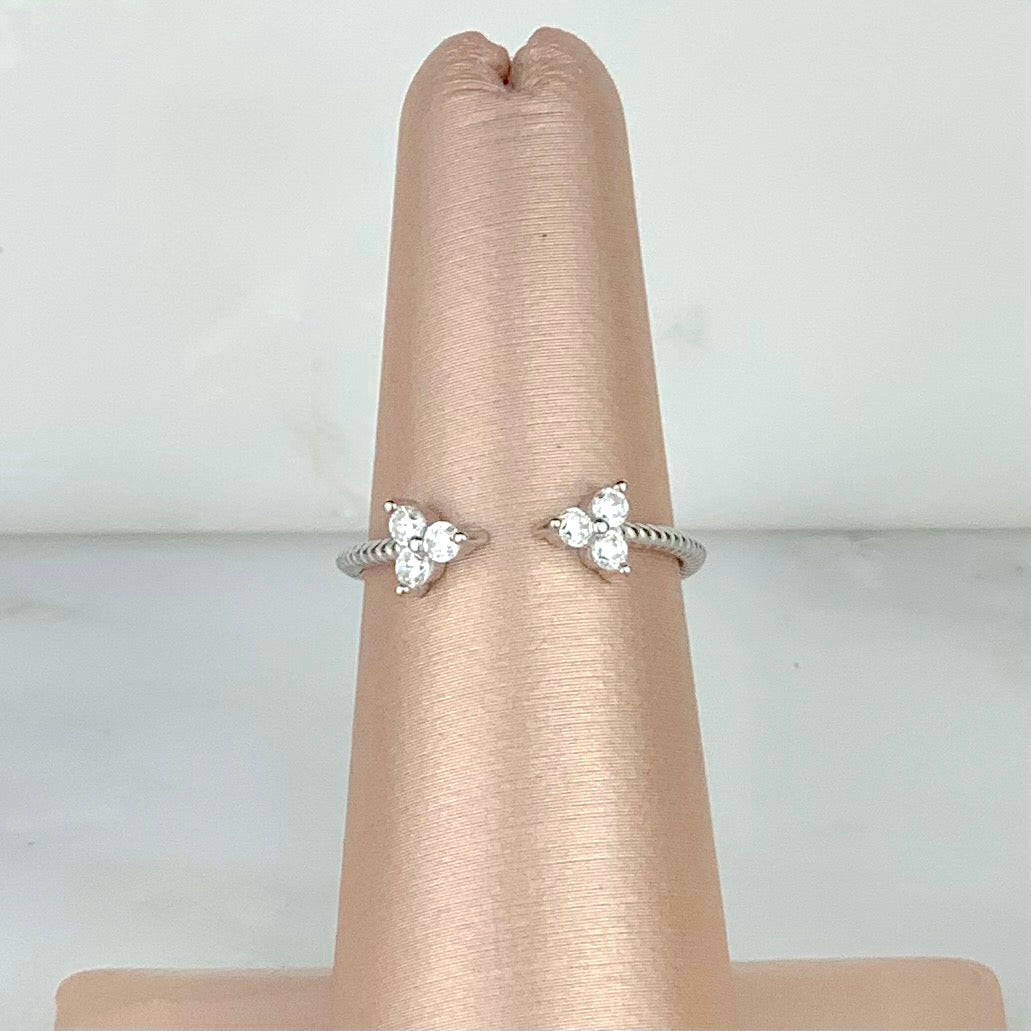 Anillo Trío Plateado