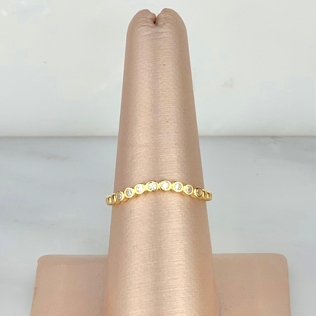 Anillo Curva Zirconias
