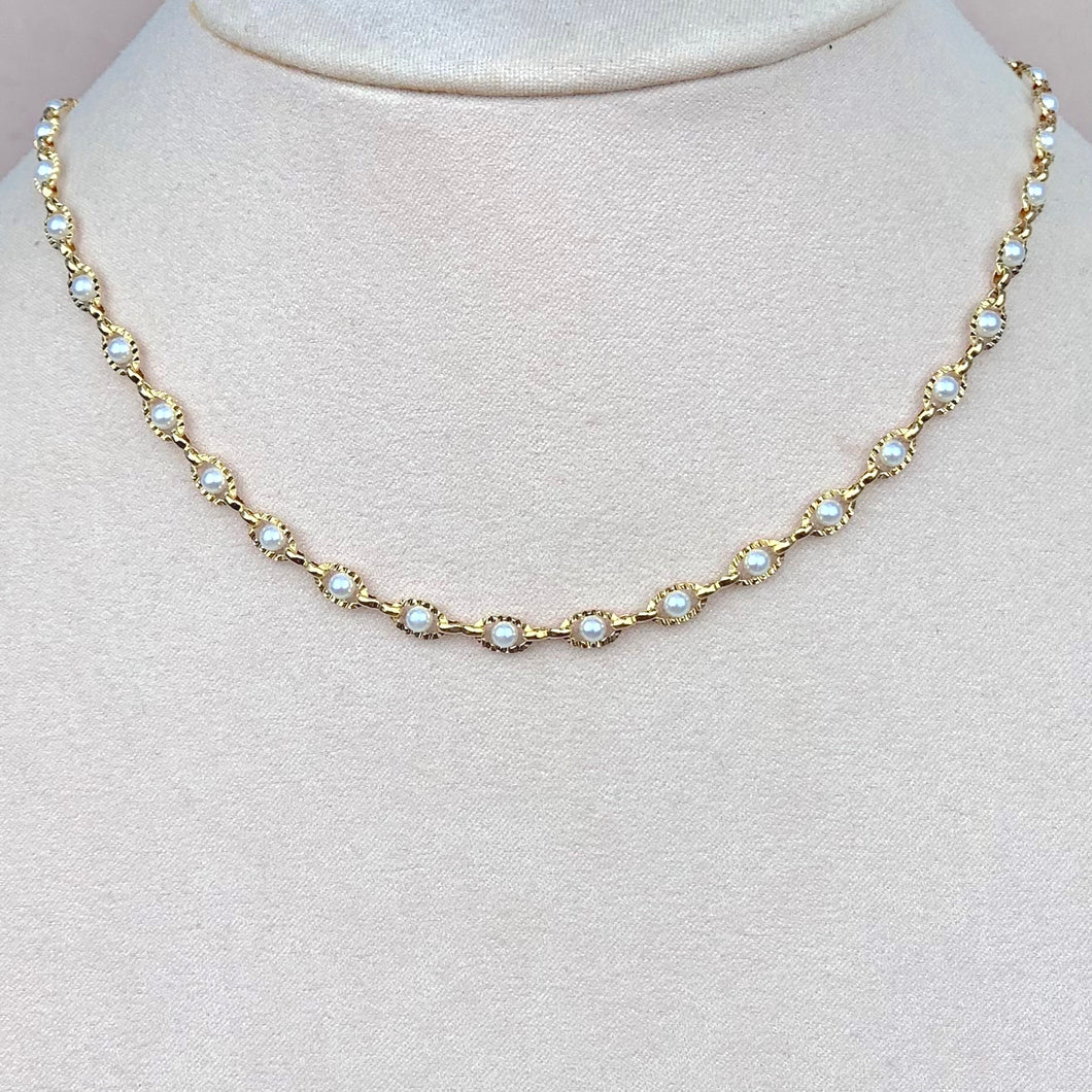 Choker Perlas Minis