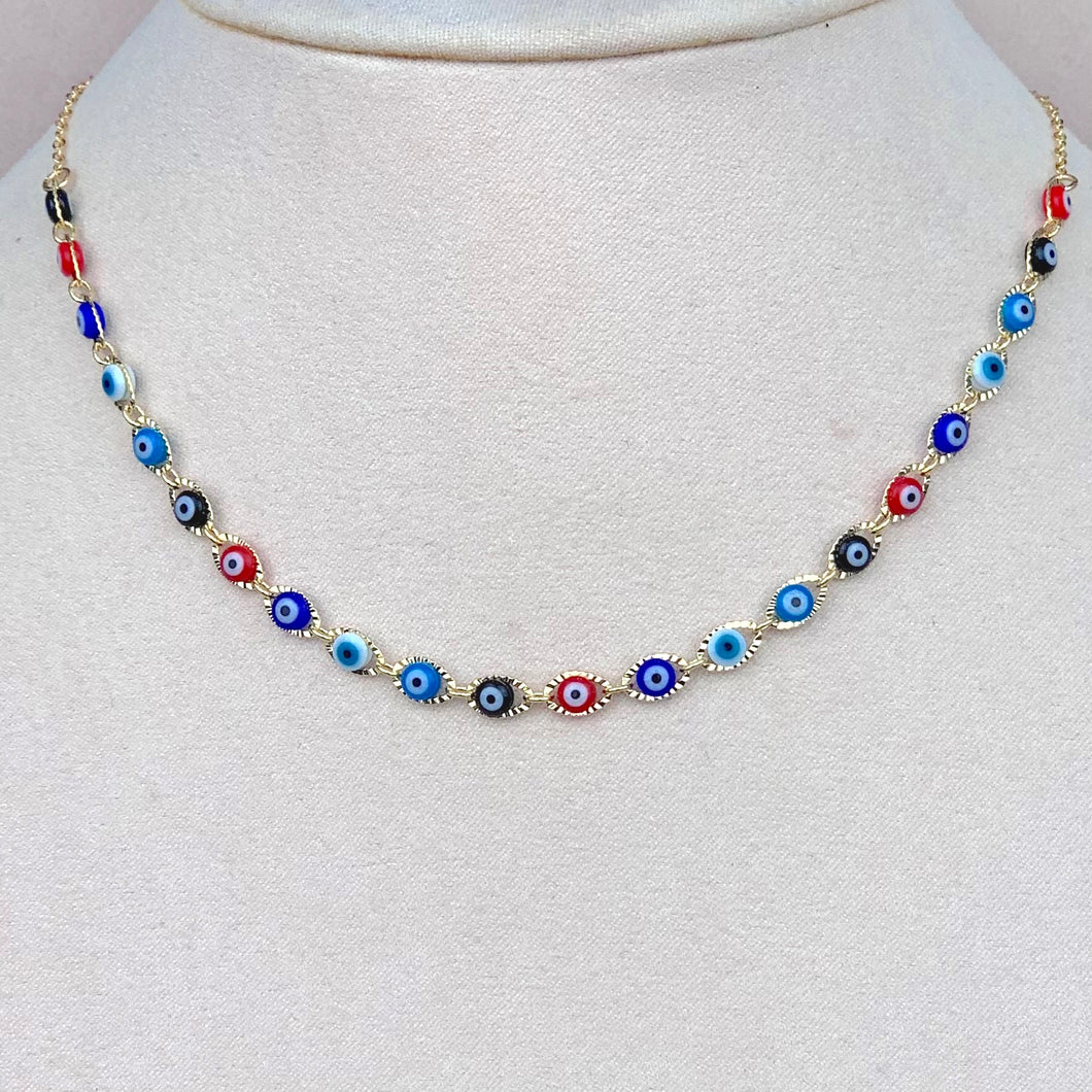 Choker Ojos multicolor